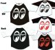 MOON Equipped Infant Raglan 3/4 Sleeve T-shirts