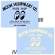MOON EQUIPMENT SPEED SHOP デカール