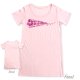 MOON レディース サクラ チュニック Tシャツ
