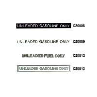 UNLEADED ONLY デカール