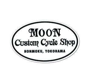 画像1: MOON Custom Cycle Shop ステッカー