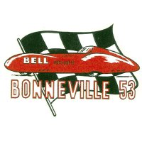 ホットロッド ステッカー BONNEVILL 53 ステッカー