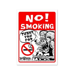 画像1: Rat Fink メッセージ ボード NO Smoking