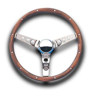 画像1: Grant Classic Wood Model Steering Wheel 38cm