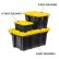 画像6: ツール ボックス Black Bin with Yellow Lid 0.7L (0.75 QT) (6)