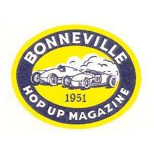 画像1: ホットロッド ステッカー 1951 BONNEVILLE HOP UP MAGAZINE ステッカー