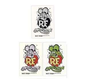 画像1: Rat Fink Made in USA ステッカー