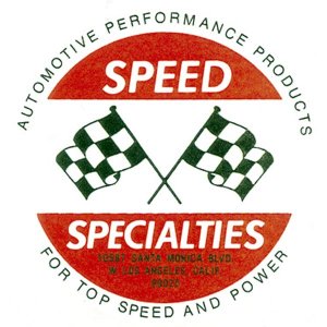 画像1: ホットロッド ステッカー  SPEED SPECIALTIES ステッカー