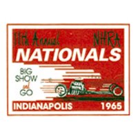 ホットロッド ステッカー 1965 NHRA INDIANAPOLIS NATIONALS ステッカー