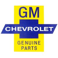 GM CHEVROLET GENUINE PARTSステッカー
