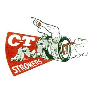 画像1: ホットロッド ステッカー  C-T STROKERS ステッカー
