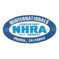 ホットロッド ステッカー 1975 NHRA WINTERNATIONALS CONTESTANT ステッカー