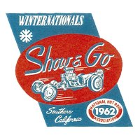 ホットロッド ステッカー  1962 NHRA WINTERNATIONALS Show & Go ステッカー