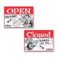 Rat Fink メッセージ ボード OPEN & CLOSED （横型）