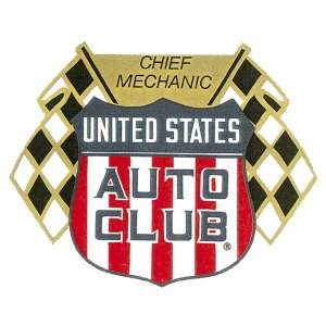 画像1: ホットロッド ステッカー UNITED STATES AUTO CLUB ステッカー