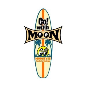 画像1: MOON サーフボード ステッカー.