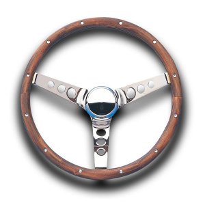 画像1: Grant Classic Wood Model Steering Wheel 34cm