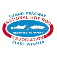 ホットロッド ステッカー NHRA ISLAND DRAGWAY デカール