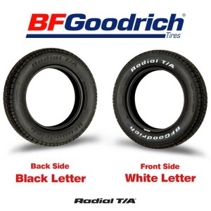 画像1: BFグッドリッチ ラジアル T/A タイヤ P155/80R15 83S RWL