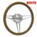 画像1: Budnik Steering Wheel Velocity 13-3/4inch (1)