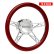 画像1: Budnik Steering Wheel Trestle 13-3/4inch (1)