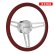 画像1: Budnik Steering Wheel Chicane 13-3/4inch (1)