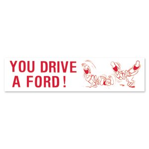 画像1: YOU DRIVE A FORD! ステッカー.