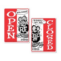 Rat Fink メッセージ ボード OPEN & CLOSED （縦型）