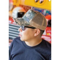 MOON カモフラージュ メッシュ キャップ