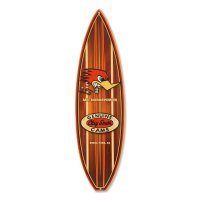 Clay Smith Woodie Surfboard メタル サイン