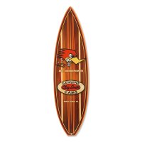 Clay Smith Woodie Surfboard メタル サイン