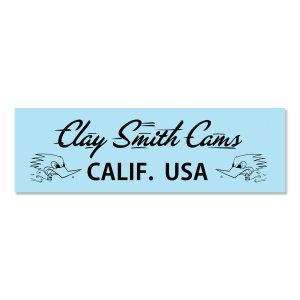 画像1: クレイ スミス ブラック CALIF. USA ステッカー