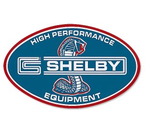 画像1: ホットロッド SHELBY HI PERFORMANCE EQUIPMENT 【Big Size】ステッカー