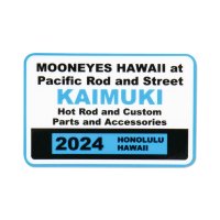 MOONEYES HAWAII 2024 パーキング パーミット ウィンドウ ステッカー