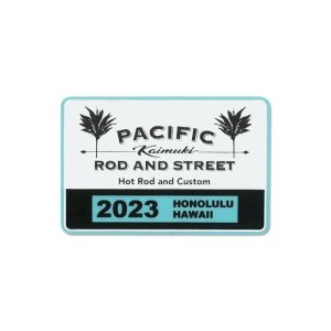 画像1: Pacific Rod & Street Honolulu Hawaii パーキング パーミット ウィンドウ ステッカー