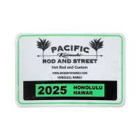 Pacific Rod & Street Honolulu Hawaii 2025 パーキング パーミット ウィンドウ ステッカー