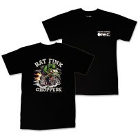 ラット フィンク モンスター Tシャツ "Rat Fink Choppers" ブラック