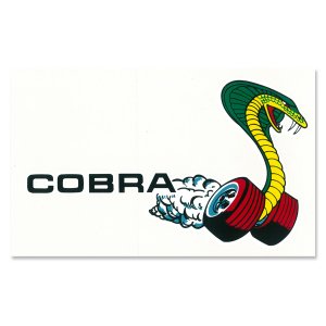 画像1: HOT ROD ノスタルジック ステッカー COBRA ウィンドー デカール