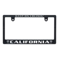 CALIFORNIA ライセンス プレート フレーム BK/WH for JPN サイズ