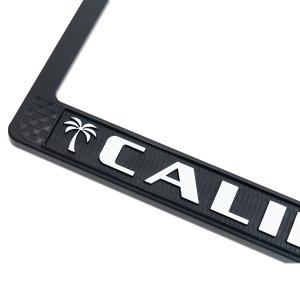 画像3: CALIFORNIA ライセンス プレート フレーム BK/WH for JPN サイズ