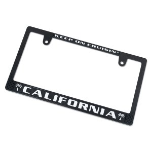 画像4: CALIFORNIA ライセンス プレート フレーム BK/WH for JPN サイズ