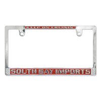 SOUTH BAY IMPORTS ライセンス プレート フレーム(クローム) for JPN サイズ