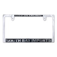 SOUTH BAY IMPORTS ライセンス プレート フレーム CH/BK for JPN サイズ