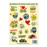 MOONEYES Pop Graphic ステッカー アソート