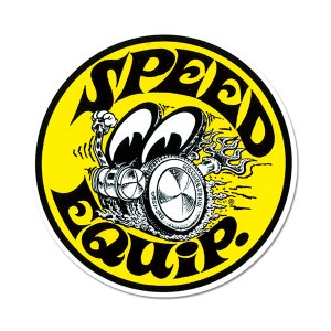 画像1: Speed Equip ラウンド ステッカー
