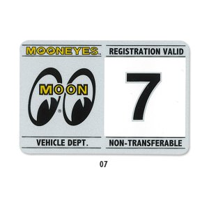 画像9: MOONEYES レジストレーション ステッカー