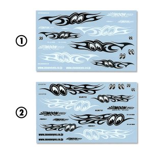 画像1: 1/64 ダイキャスト デカール MOON SPEED アソート(水貼り)