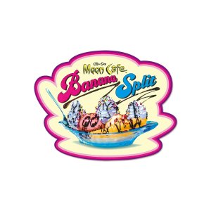 画像1: MOON Cafe Banana Split ステッカー
