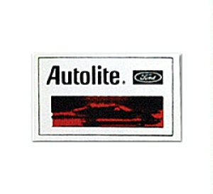 画像1: ホットロッド ステッカー Autolite ステッカー