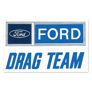 画像1: ホットロッド ステッカー FORD DRAG TEAM